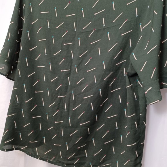 RAINY APRIL MATCHSTICK BLOUSE - Picture 3 of 8